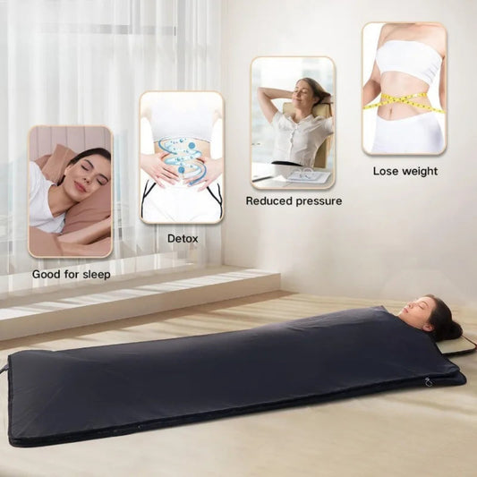 Waterproof Portable Household Zone 1 Electric Sauna Blanket with Zipper