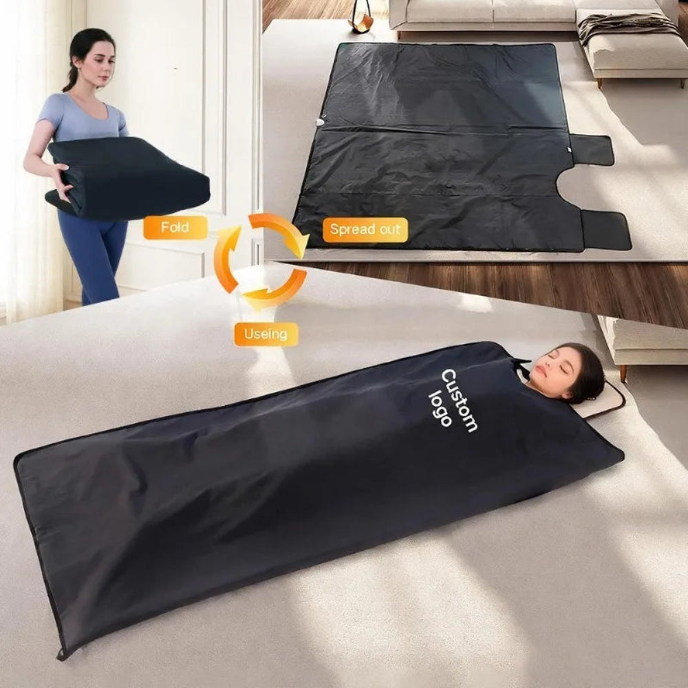 Waterproof Portable Household Zone 1 Electric Sauna Blanket with Zipper