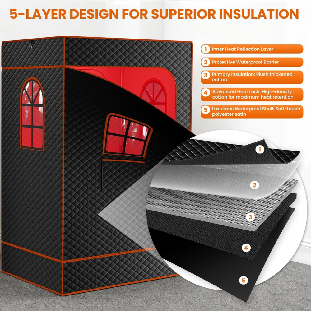 Portable Sauna Tent – Home SPA Steam Sauna Box