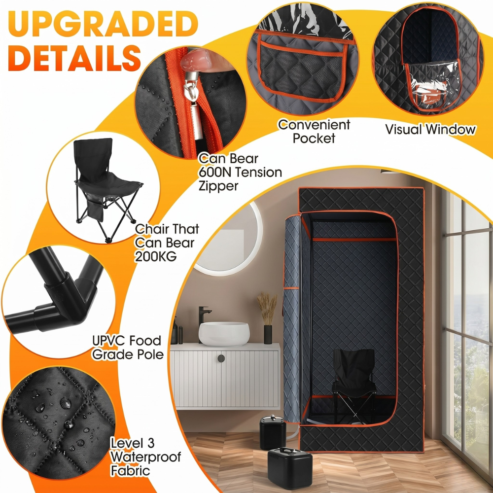 Sauna Box – Portable Home Steam Sauna Tent