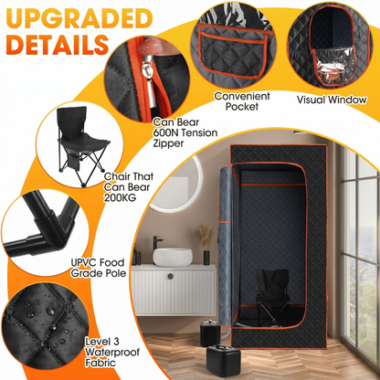 Sauna Box – Portable Home Steam Sauna Tent
