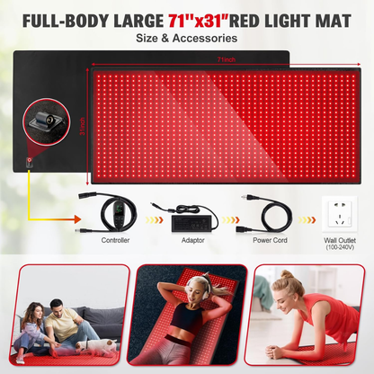Red Light Therapy Pad – Full-Body Infrared Healing Wrap