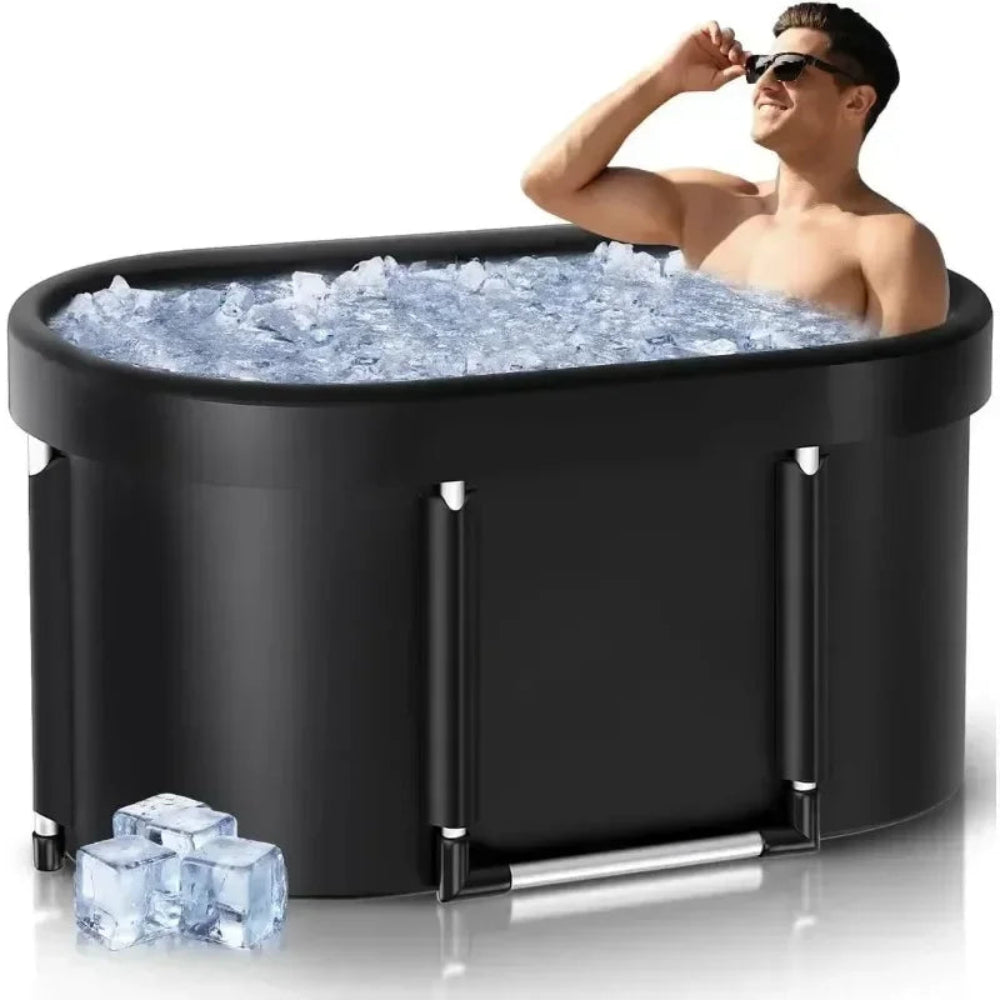 Ice Bath Tub for Athletes Multiple Layered Portable Outdoor Cold Plunge Tub for Recovery,Cold Plunge for Family-Foldable